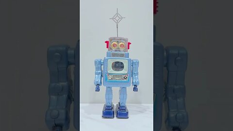 One of a kind BLUE Alps TV Spaceman! 🤖