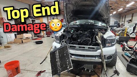 Found Some Internal Engine Damage | Major Oil Leak Repair On My Ram 2500 Cummins