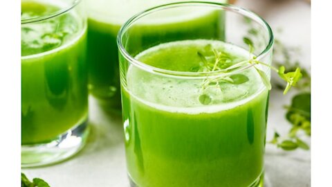 Powerful Green Juice Recipe to help Lower Blood Pressure and Blood Sugar.