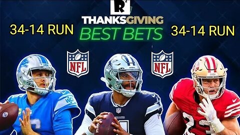 34-12 Run! Best NFL Thanksgiving bets week 12 Draftkings odds