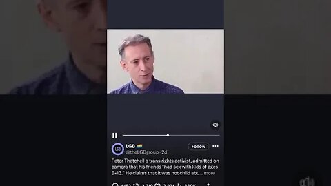 Sex with kids, whats the problem says Peter Thatchell trans rights activist