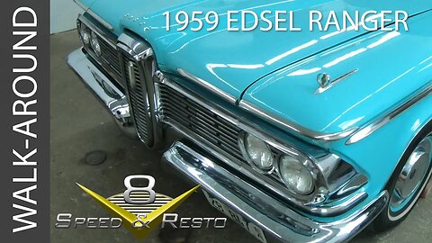 1959 Edsel Ranger Walk Around Video at V8 Speed and Resto Shop V8TV