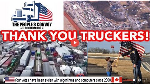 AMAZING Scenes: Hagerstown Truckers Freedom Convoy