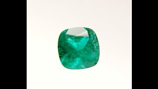Hydrothermal Emerald Grade "C" Square Cushion 7 mm