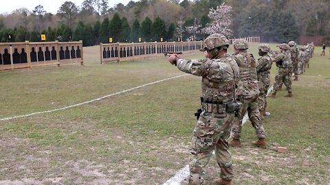 U.S. Army Small Arms Championships Day 2, Zero Pistol Range B-Roll