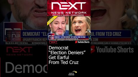 Democrat “Election Deniers” Get Earful From Ted Cruz #shorts