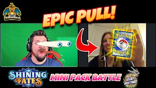 ✨Epic Pull✨ Shining Fates Mini Pack Battle Special Guest Heather Shiny Hunting Pokemon Cards Opening