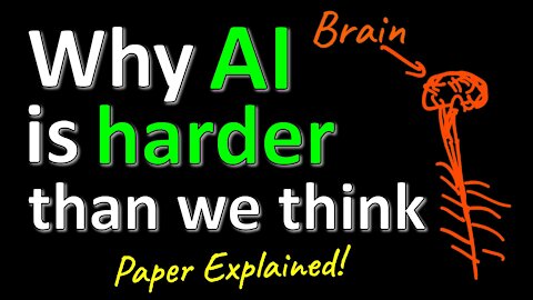 Why AI is Harder Than We Think (Machine Learning Research Paper Explained)