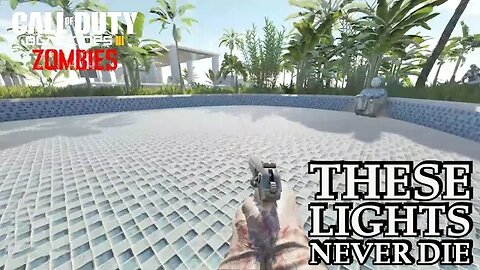 The most relaxing custom Zombies map - These lights never die