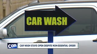 I-Team: Despite "non-essential" order, Royal Car Wash staying open