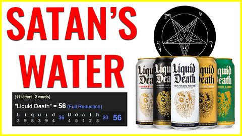 Satan's water Liquid Death