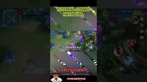 COMBO SKILL HAYABUSA #mobilelegends #shorts #fyp #tipsmlbb #hayabusa #combo #skill #gameplay #win