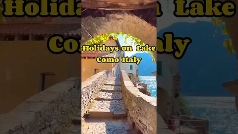 Holidays on Lake Como Italy #shorts #lakecomo #italy #lakecomoitaly