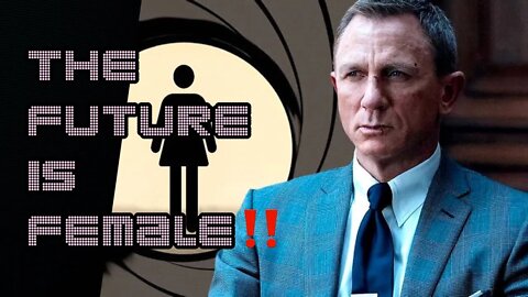 WOKE Journalist STILL push for Female BLACK James Bond! #lashanalynch #007 #notimetodie