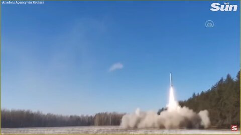 Watch Russia launce Iskander Missiles amid Ukraine invasion