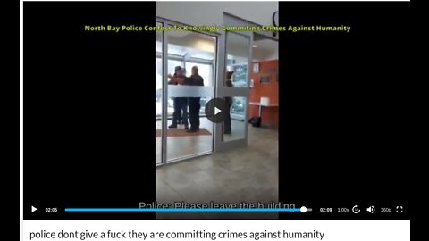 Police (Gestapo) dont give a fuck they are committing crimes against humanit