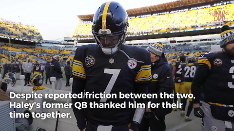 Ben Roethlisberger Sends Thank You To Ex-Coordinator Todd Haley