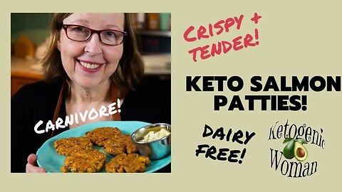 Keto Salmon Patties with Pork Rinds | Carnivore Dairy Free Gluten Free