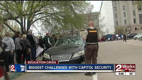 OHP talks security during teacher walkout