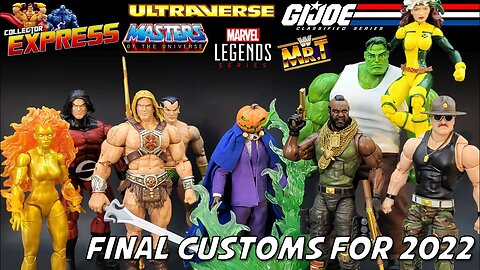 Final Custom Action Figures for 2022 – Marvel Legends, G.I. Joe Classified, MOTU, Ultraverse, Mezco