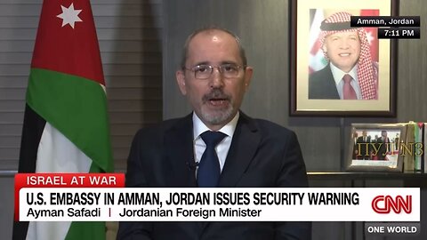 Jordánský ministr zahraničí pochybuje, že někdo uvěří Izraeli příběh o palestinské raketě