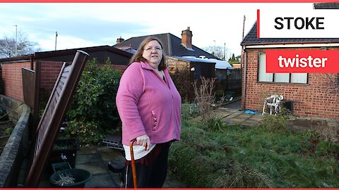 Mini tornado tears through residential streets in Stoke-on-Trent