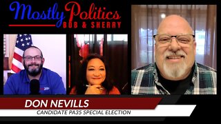 Don Nevills Interview Nov 16 2022, PA35 State House Special Election