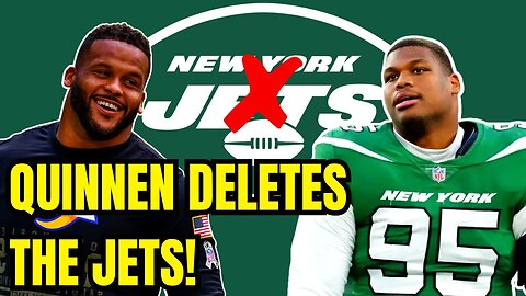 Quinnen Williams DELETES THE JETS from TWITTER?! Wants Aaron Donald Contract?!