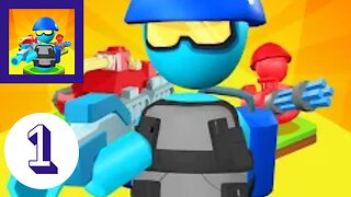 War Of Toys: Factory Defense Walkthrough Gameplay Tutorial Part 1 || For Android and iOS