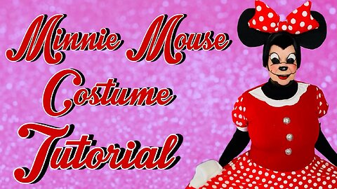 Minnie Mouse costume tutorial. This is Cal O'Ween !