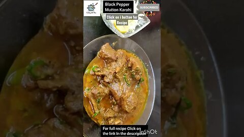 Black Pepper Mutton Karahi by Cooking With Hira