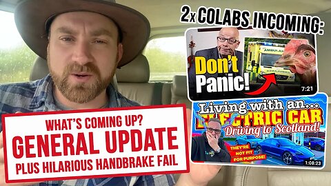 General Update - What's coming This Week? Richard Vobes and MacMaster Colabs PLUS handbrake fail