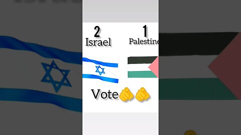 Palestine v/s Israel 😭😭|vote apka farz ha