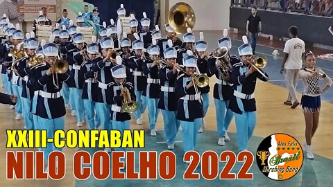 BANDA MARCIAL NILO COELHO 2022 NO CONFABAN 2022 - CONCURSO DE FANFARRAS E BANDAS DO GINÁSIO 2022