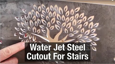 Water Jet Steel Cutout For Stairs