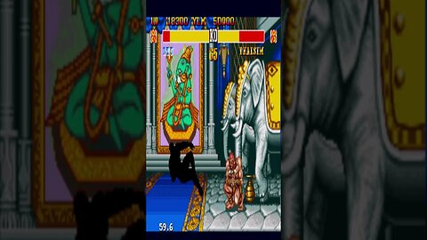 Ryu e Dhalsim: confronto decisivo em "Street Fighter 2 (Mega Drive) #shorts