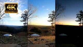 Serene mountainside time lapse captured in majestic 4K