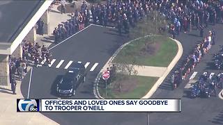 Funeral for fallen MSP Trooper Timothy O'Neill held Tuesday