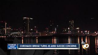 Coronado bridge turns 49 amid suicide concerns