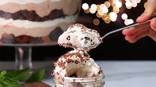 Chocolate Brownie & Mousse Trifle