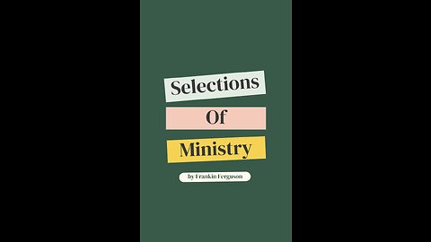 Selections of Ministry by Franklin Ferguson, Refuge in Troublous Times.