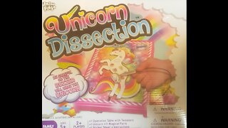 Unicorn Dissection board game (2020, Anker Play) -- What's Inside