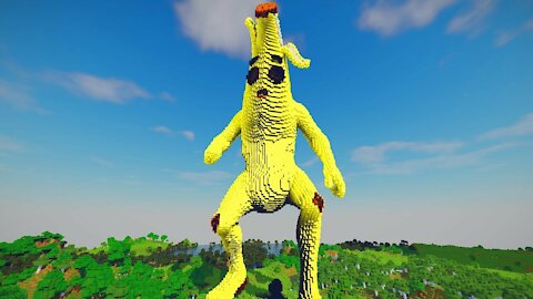 Minecraft Peely the Banana Skin From Fortnite Build