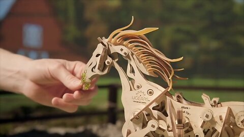 101 Horse 3D model kit from wood gift stem diy