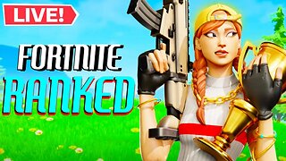 🔴 STREAMING UNTIL I HIT DIAMOND | FORTNITE RANKED