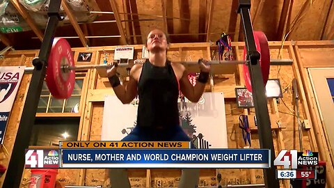 Weightlifting champion mom shares inspirational message for other women