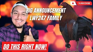 MERRY CHRISTMAS BIG ANNOUNCEMENT ! GAMEFOWL Family