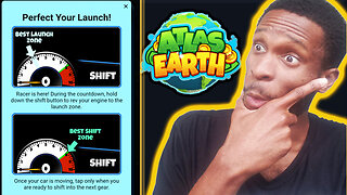 Atlas Earth Racing Mini Game - How To Get A Perfect Launch & Perfect Shifts