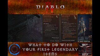 Diablo IV 3: What to do With Your First Legenday Items
