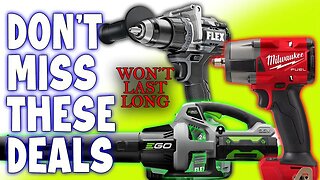 Big Power Tool Deals JUST Found BUT WON'T LAST LONG!